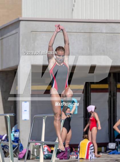 Thumbnail 2 in CIF Girls Diving Championships photogallery.