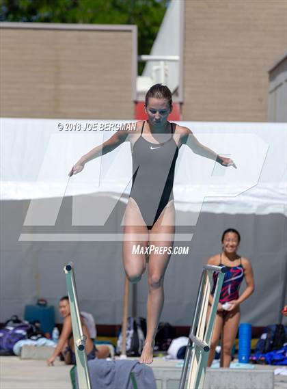 Thumbnail 2 in CIF Girls Diving Championships photogallery.