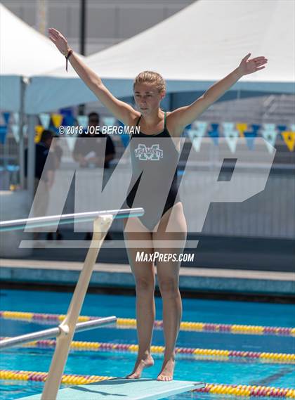 Thumbnail 3 in CIF Girls Diving Championships photogallery.