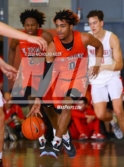 Thumbnail 1 in Whitney Young vs. Mater Dei (Nike Extravaganza) photogallery.