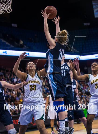 Thumbnail 2 in Morgan vs. New London (CIAC Class M Final) photogallery.
