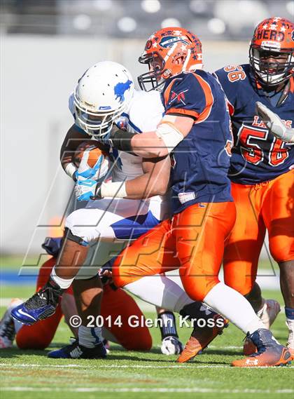 Thumbnail 2 in Lincoln vs. Mountain Lakes (NJSIAA North 2 Group 2 Final) photogallery.