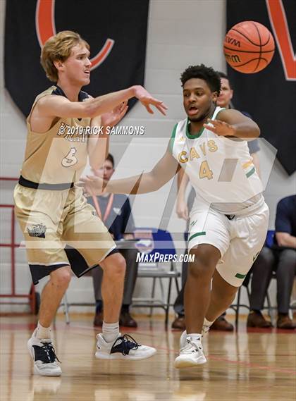 Thumbnail 2 in Bishop McGuinness vs. North Rowan (NCHSAA 1A Western Regional) photogallery.