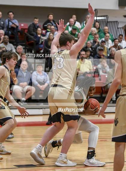 Thumbnail 2 in Bishop McGuinness vs. North Rowan (NCHSAA 1A Western Regional) photogallery.