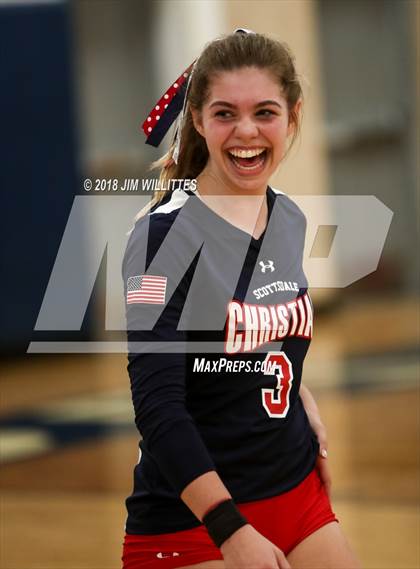 Thumbnail 2 in Glendale Prep Academy @ Scottsdale Christian Academy (AIA 2A Final) photogallery.