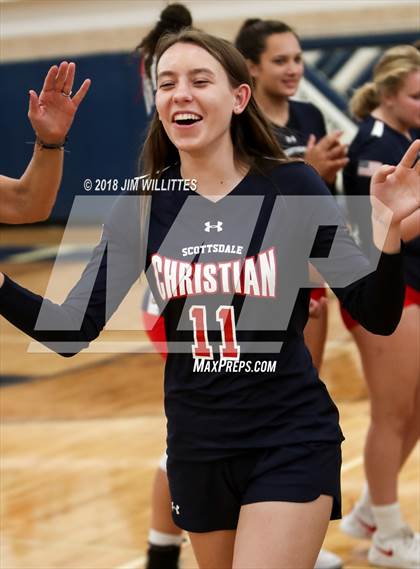 Thumbnail 1 in Glendale Prep Academy @ Scottsdale Christian Academy (AIA 2A Final) photogallery.