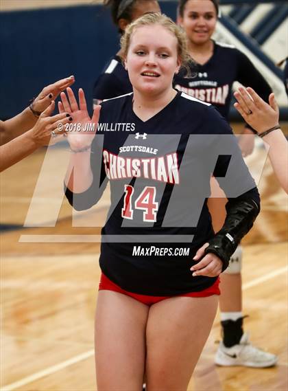 Thumbnail 1 in Glendale Prep Academy @ Scottsdale Christian Academy (AIA 2A Final) photogallery.