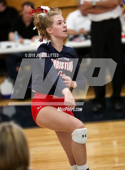 Thumbnail 1 in Glendale Prep Academy @ Scottsdale Christian Academy (AIA 2A Final) photogallery.