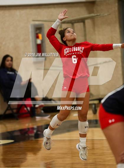Thumbnail 3 in Glendale Prep Academy @ Scottsdale Christian Academy (AIA 2A Final) photogallery.