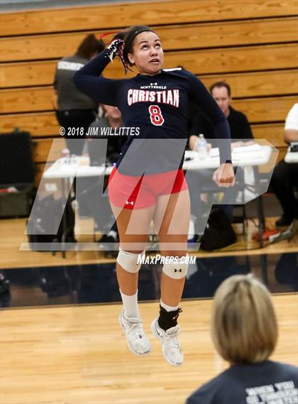 Thumbnail 1 in Glendale Prep Academy @ Scottsdale Christian Academy (AIA 2A Final) photogallery.