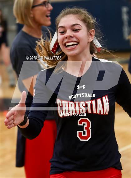 Thumbnail 2 in Glendale Prep Academy @ Scottsdale Christian Academy (AIA 2A Final) photogallery.