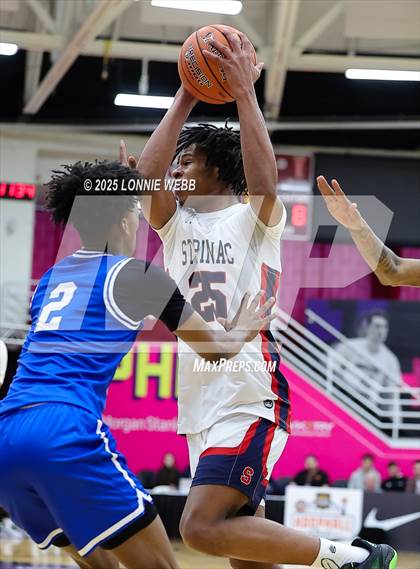 Thumbnail 2 in Archbishop Stepinac vs. Richmond Heights (Army National Guard Hoophall Classic) photogallery.