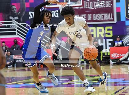 Thumbnail 2 in Archbishop Stepinac vs. Richmond Heights (Army National Guard Hoophall Classic) photogallery.