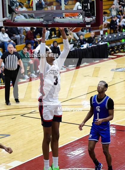 Thumbnail 1 in Archbishop Stepinac vs. Richmond Heights (Army National Guard Hoophall Classic) photogallery.