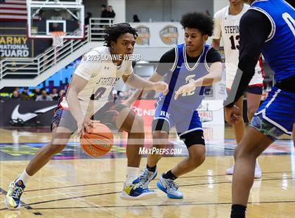 Thumbnail 2 in Archbishop Stepinac vs. Richmond Heights (Army National Guard Hoophall Classic) photogallery.