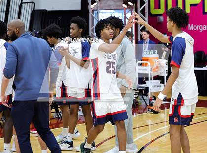Thumbnail 3 in Archbishop Stepinac vs. Richmond Heights (Army National Guard Hoophall Classic) photogallery.