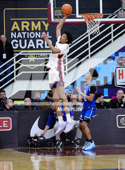 Thumbnail 1 in Archbishop Stepinac vs. Richmond Heights (Army National Guard Hoophall Classic) photogallery.