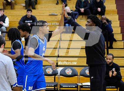 Thumbnail 1 in Archbishop Stepinac vs. Richmond Heights (Army National Guard Hoophall Classic) photogallery.