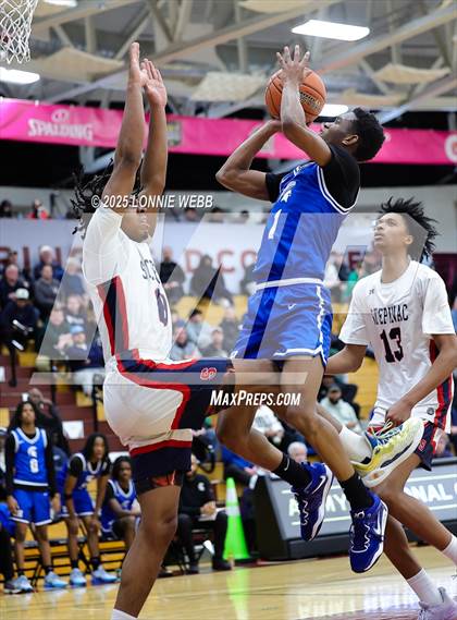 Thumbnail 2 in Archbishop Stepinac vs. Richmond Heights (Army National Guard Hoophall Classic) photogallery.