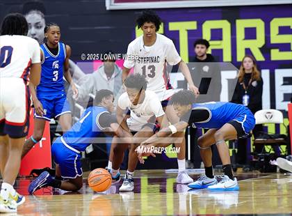Thumbnail 1 in Archbishop Stepinac vs. Richmond Heights (Army National Guard Hoophall Classic) photogallery.