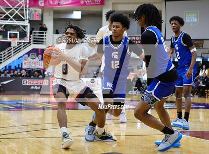 Thumbnail 1 in Archbishop Stepinac vs. Richmond Heights (Army National Guard Hoophall Classic) photogallery.