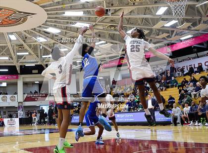 Thumbnail 1 in Archbishop Stepinac vs. Richmond Heights (Army National Guard Hoophall Classic) photogallery.