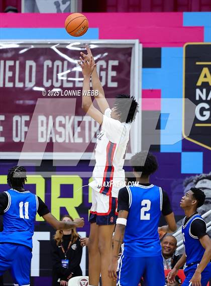 Thumbnail 1 in Archbishop Stepinac vs. Richmond Heights (Army National Guard Hoophall Classic) photogallery.