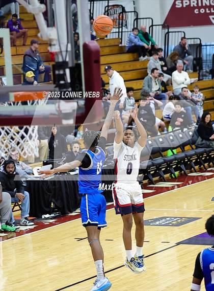 Thumbnail 1 in Archbishop Stepinac vs. Richmond Heights (Army National Guard Hoophall Classic) photogallery.