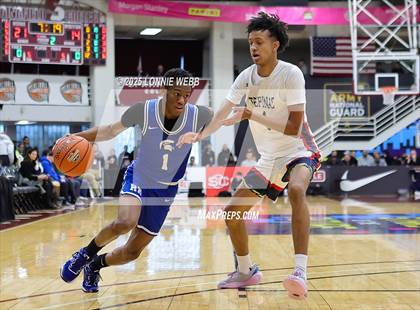 Thumbnail 3 in Archbishop Stepinac vs. Richmond Heights (Army National Guard Hoophall Classic) photogallery.