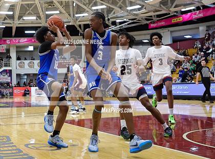 Thumbnail 1 in Archbishop Stepinac vs. Richmond Heights (Army National Guard Hoophall Classic) photogallery.
