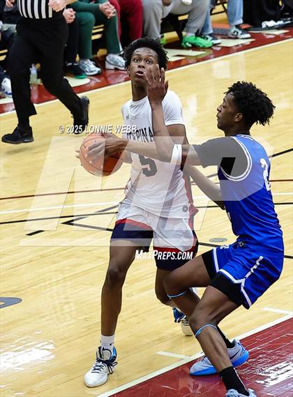 Thumbnail 2 in Archbishop Stepinac vs. Richmond Heights (Army National Guard Hoophall Classic) photogallery.
