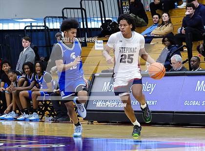 Thumbnail 2 in Archbishop Stepinac vs. Richmond Heights (Army National Guard Hoophall Classic) photogallery.