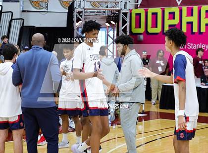 Thumbnail 2 in Archbishop Stepinac vs. Richmond Heights (Army National Guard Hoophall Classic) photogallery.