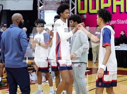 Thumbnail 3 in Archbishop Stepinac vs. Richmond Heights (Army National Guard Hoophall Classic) photogallery.