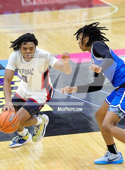 Thumbnail 2 in Archbishop Stepinac vs. Richmond Heights (Army National Guard Hoophall Classic) photogallery.