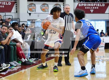 Thumbnail 2 in Archbishop Stepinac vs. Richmond Heights (Army National Guard Hoophall Classic) photogallery.