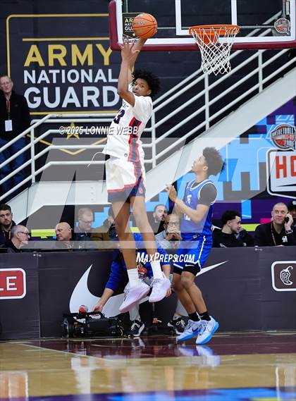 Thumbnail 2 in Archbishop Stepinac vs. Richmond Heights (Army National Guard Hoophall Classic) photogallery.