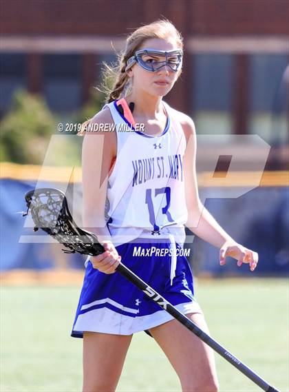 Thumbnail 2 in Mount St. Mary Academy vs. St. Mary's photogallery.