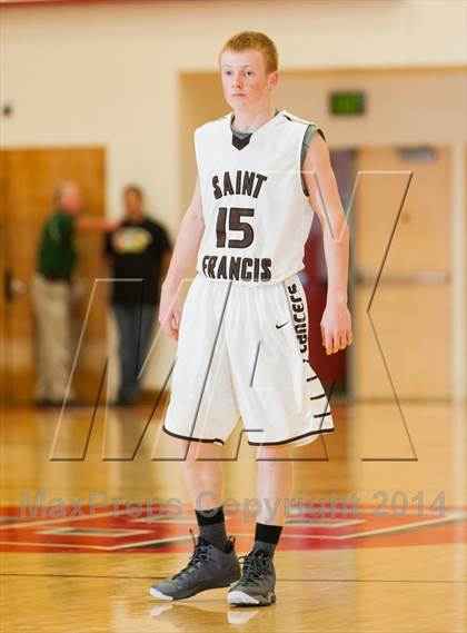 Thumbnail 2 in Central Catholic vs. St. Francis (Catholic School Winter Classic) photogallery.