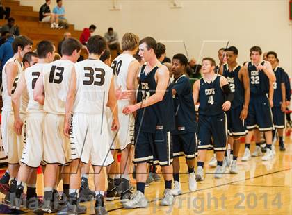 Thumbnail 2 in Central Catholic vs. St. Francis (Catholic School Winter Classic) photogallery.