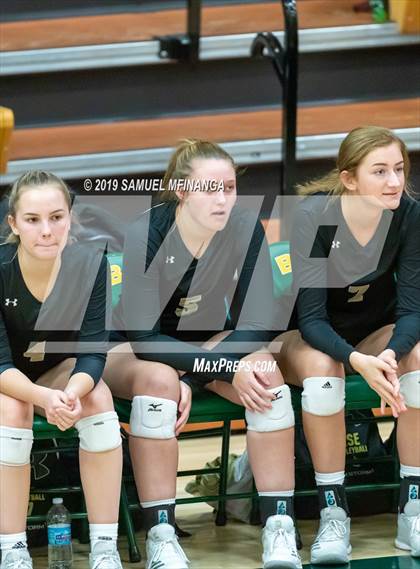 Thumbnail 2 in Pius X vs. Lincoln Southeast (NSAA District Tournament) photogallery.