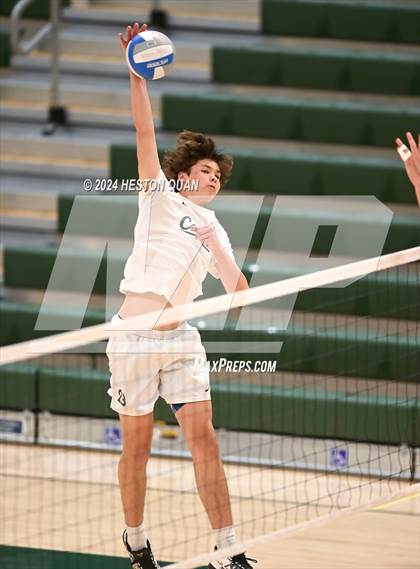 Thumbnail 3 in Cathedral Catholic @ Mira Costa (CIF State D1 SoCal Regional Playoff) photogallery.