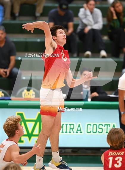 Thumbnail 3 in Cathedral Catholic @ Mira Costa (CIF State D1 SoCal Regional Playoff) photogallery.