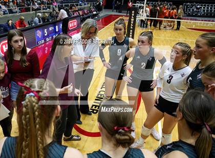 Thumbnail 1 in Johnson City vs. Wink (UIL 2A Volleyball Division I Final) photogallery.