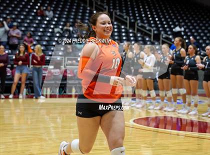 Thumbnail 3 in Johnson City vs. Wink (UIL 2A Volleyball Division I Final) photogallery.
