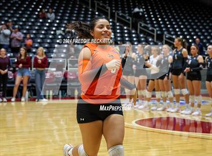 Thumbnail 2 in Johnson City vs. Wink (UIL 2A Volleyball Division I Final) photogallery.