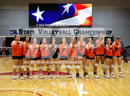 Thumbnail 2 in Johnson City vs. Wink (UIL 2A Volleyball Division I Final) photogallery.