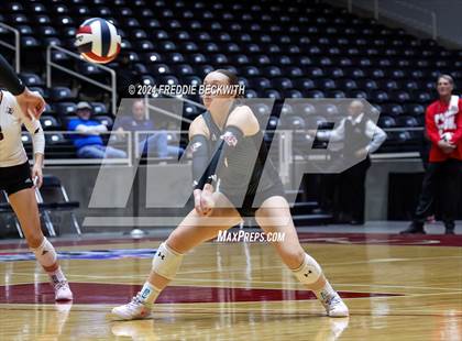 Thumbnail 3 in Johnson City vs. Wink (UIL 2A Volleyball Division I Final) photogallery.