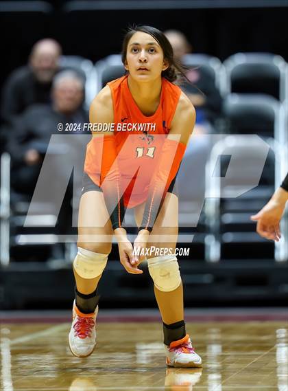 Thumbnail 1 in Johnson City vs. Wink (UIL 2A Volleyball Division I Final) photogallery.