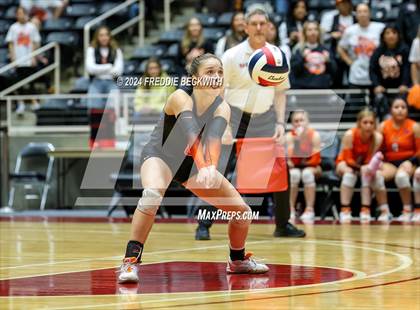 Thumbnail 3 in Johnson City vs. Wink (UIL 2A Volleyball Division I Final) photogallery.